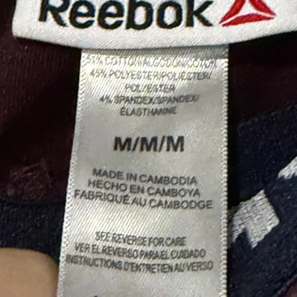 Reebok Men's Burgundy Joggers